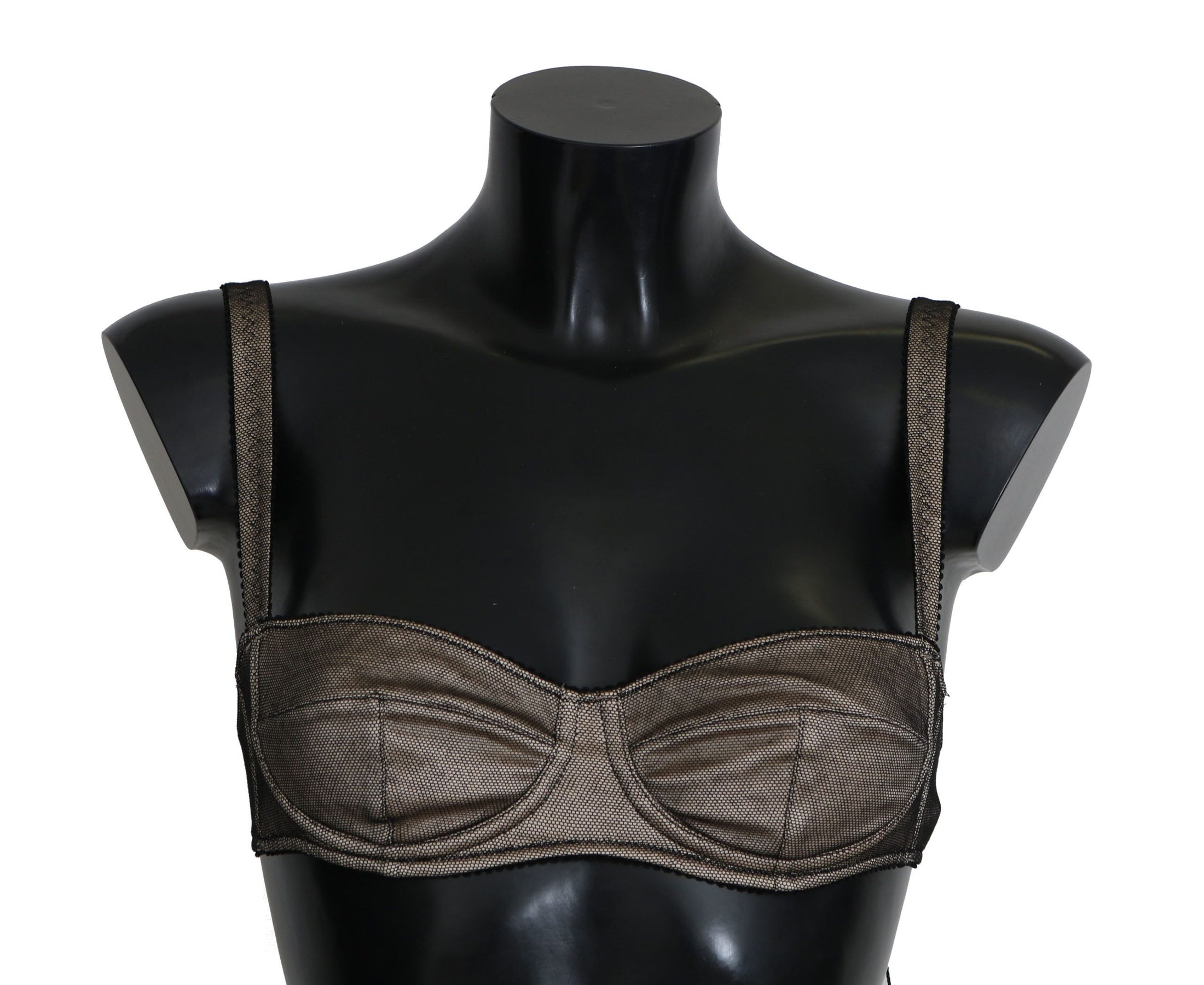 Dolce &amp; Gabbana Elegant brown stretch bra for women underwear