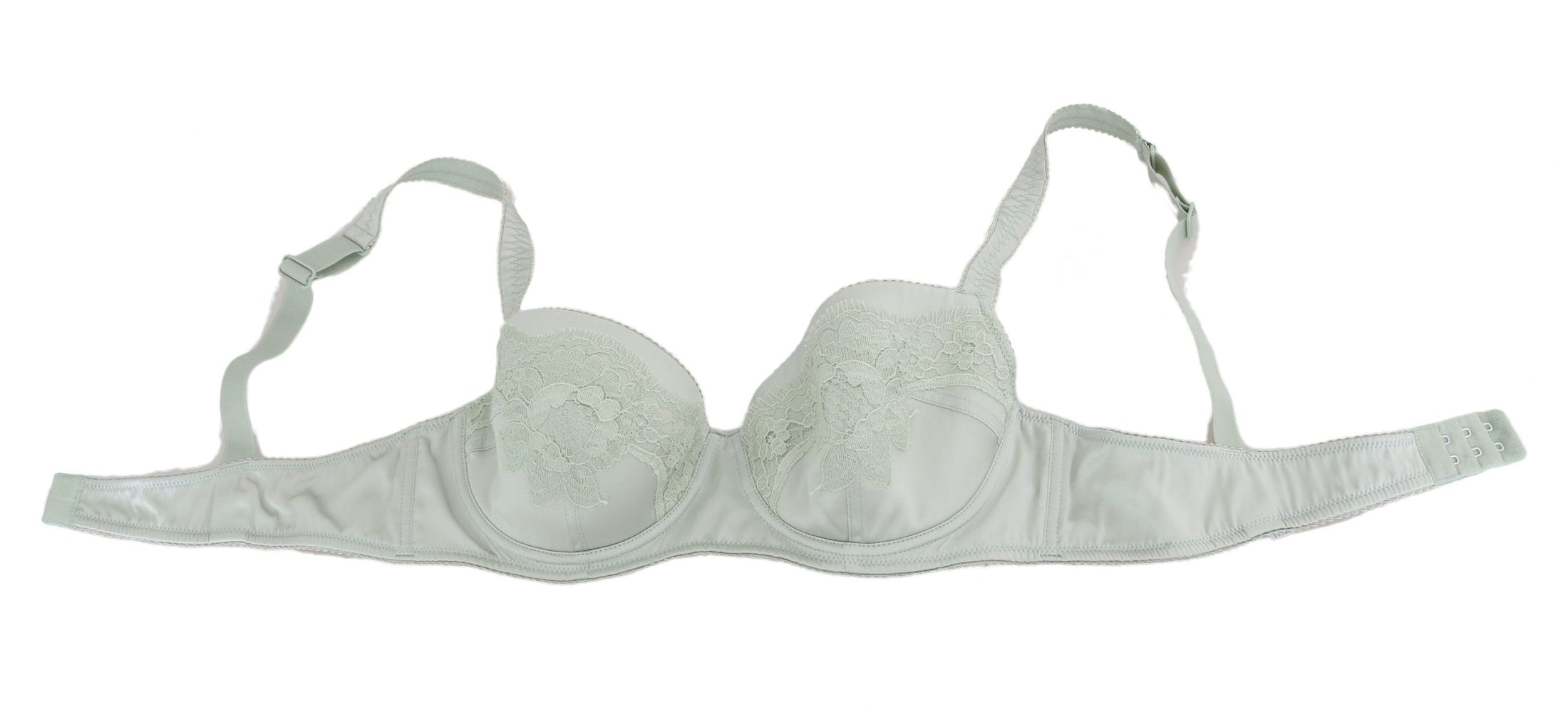 Dolce &amp; Gabbana Elegant silk bra made of floral lace