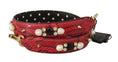 Load image into Gallery viewer, Dolce & Gabbana Elegant shoulder strap made of red python leather
