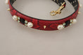 Load image into Gallery viewer, Dolce & Gabbana Elegant shoulder strap made of red python leather
