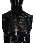 Load image into Gallery viewer, Dolce & Gabbana Elegant Gold Charm Chain Necklace
