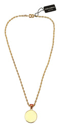 Load image into Gallery viewer, Dolce & Gabbana Elegant Gold Charm Chain Necklace
