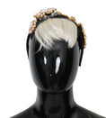 Load image into Gallery viewer, Dolce & Gabbana Elegant Black Crystal Headband Tiara
