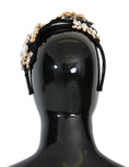 Load image into Gallery viewer, Dolce & Gabbana Elegant Black Crystal Headband Tiara
