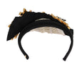 Load image into Gallery viewer, Dolce & Gabbana Elegant Black Crystal Headband Tiara
