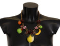 Load image into Gallery viewer, Dolce & Gabbana Chic Gold Statement Sicily Fruit Necklace
