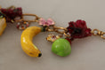 Load image into Gallery viewer, Dolce & Gabbana Chic Gold Statement Sicily Fruit Necklace
