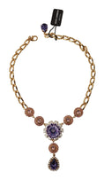 Load image into Gallery viewer, Dolce & Gabbana Elegant floral crystal necklace
