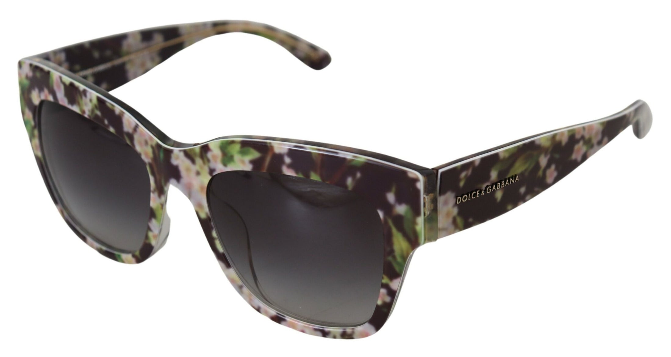 Dolce & Gabbana Elegante schwarze Sonnenbrille mit Farbverlauf