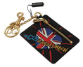 Load image into Gallery viewer, Dolce & Gabbana Elegant leather coin purse with key ring
