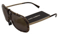 Load image into Gallery viewer, Dolce & Gabbana Chic mirrored brown aviator sunglasses
