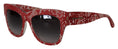 Load image into Gallery viewer, Dolce & Gabbana Elegant red sunglasses with lace decoration
