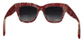 Load image into Gallery viewer, Dolce & Gabbana Elegant red sunglasses with lace decoration
