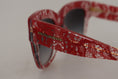 Load image into Gallery viewer, Dolce & Gabbana Elegant red sunglasses with lace decoration
