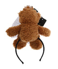 Load image into Gallery viewer, Dolce & Gabbana Teddy Bear Crystal Crown Hairband
