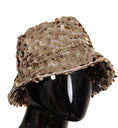 Load image into Gallery viewer, Dolce & Gabbana Elegant Gold Sequin Bucket Hat
