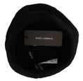 Load image into Gallery viewer, Dolce & Gabbana Elegant black virgin wool hat
