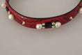 Load image into Gallery viewer, Dolce & Gabbana Elegant shoulder strap made of red python leather
