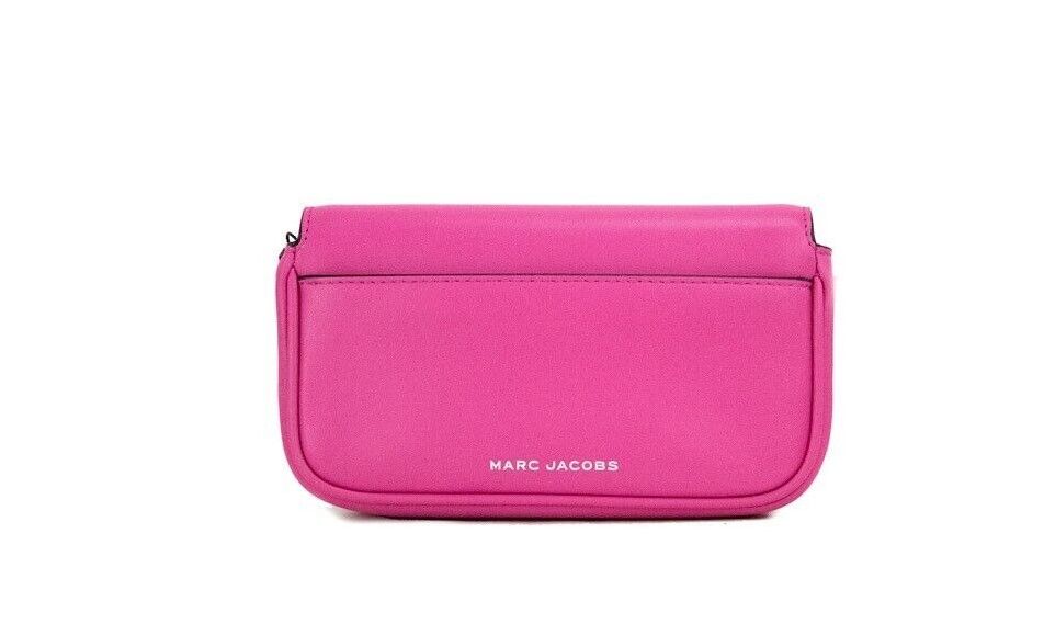 Marc Jacobs The J Marc Mini Umhängetasche Magenta Glattleder Cabrio Tasche