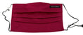 Load image into Gallery viewer, Dolce & Gabbana Elegant maroon silk face mask with pleats
